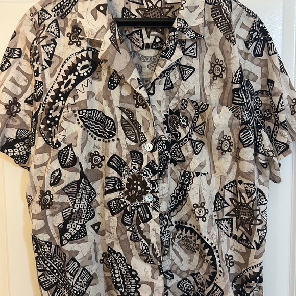 Printed Button Down - Picture 1 of 3